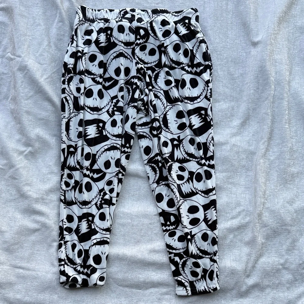 Disney Nightmare Before Christmas Jack Skellington Lounge Pants Women’s Size L - Picture 4 of 4
